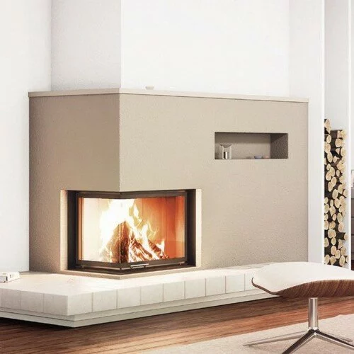 Каминная топка Hoxter Ecka 76/45/57Lh (Rh) Стальной теплообменник 45°