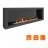 Биокамин SteelHeat WALL ONE 1700 черный (Стемалит)