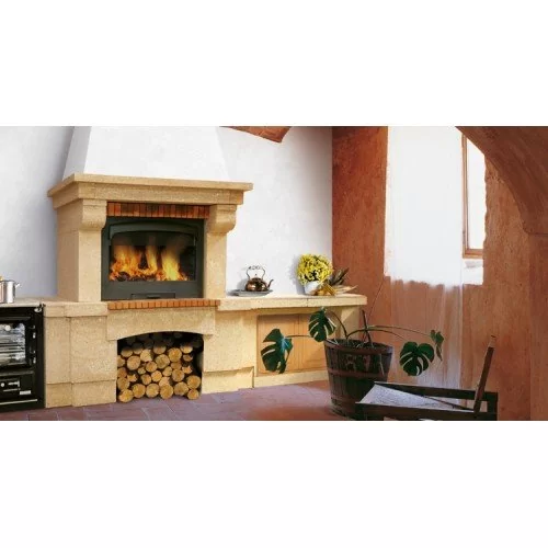 Каминная топка Hergom Asador H04/100 (без дверки, без стекла)