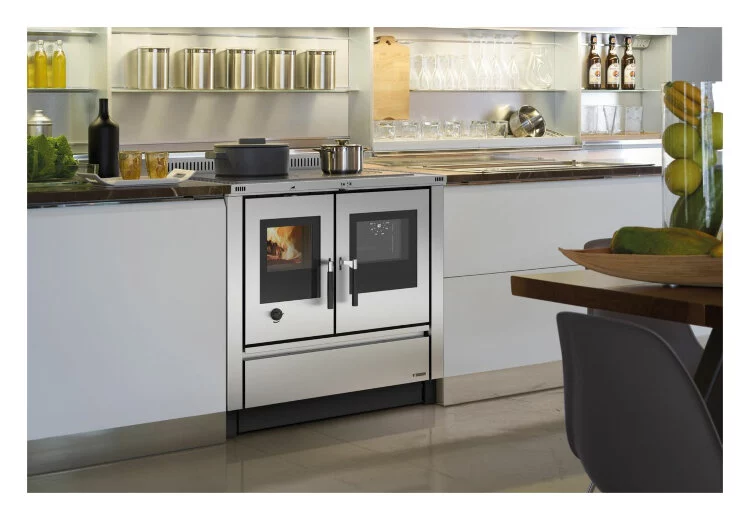 Отопительно-варочная печь La Nordica Padova Inox