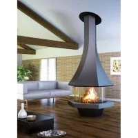 Камин JC Bordelet Eolia 907 центральный со стеклом
