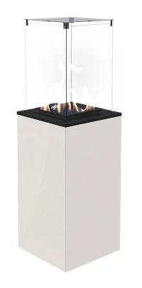 Газовый нагреватель Kratki PATIO M/B (белое стекло)