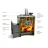 Дровяная печь для бани TMF Ангара 2012 Inox ДНС ЗК антрацит