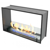 Встраиваемый торцевой очаг ZeFire Standart 1200 (без ТБ)