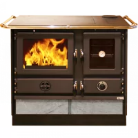Отопительно-варочная печь с водяным контуром MBS Super Thermo Magnum Stone L
