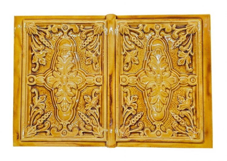 Чугунная печь камин Астов Майолика Классик