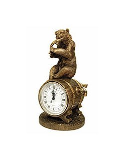 Каминные часы Медведь с добычей RF2045AB