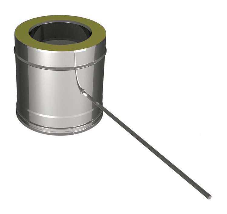 Задвижка поворотная D110/210, AISI 321/304 (Вулкан)