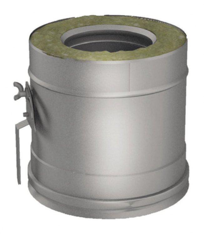 Задвижка поворотная с механизмом фиксации D100/200, AISI 321/304 (Вулкан)