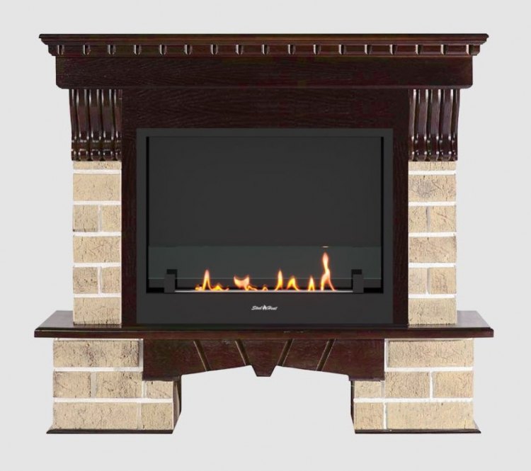 Биокамин в портале SteelHeat WS (Стекло+стемалит)