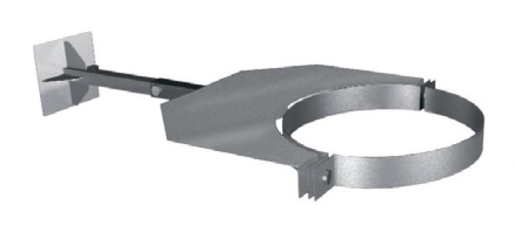 Консоль стеновая L250-500, D104, AISI 304 (Вулкан)