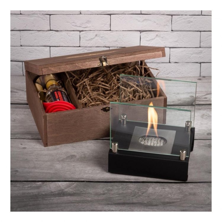 Подарочный набор SteelHeat PREMIUM BOX ALBA черный + деревянная коробка + стартовый комплект