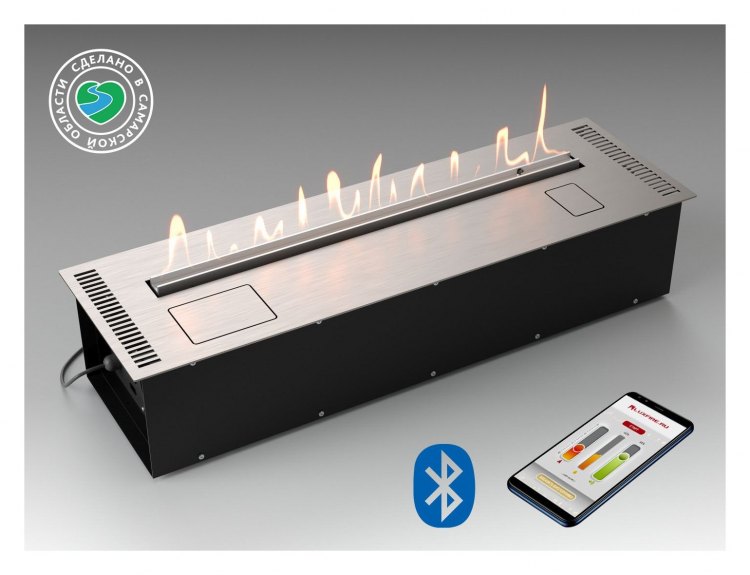 Автоматический биокамин Good Fire 900 RC INOX