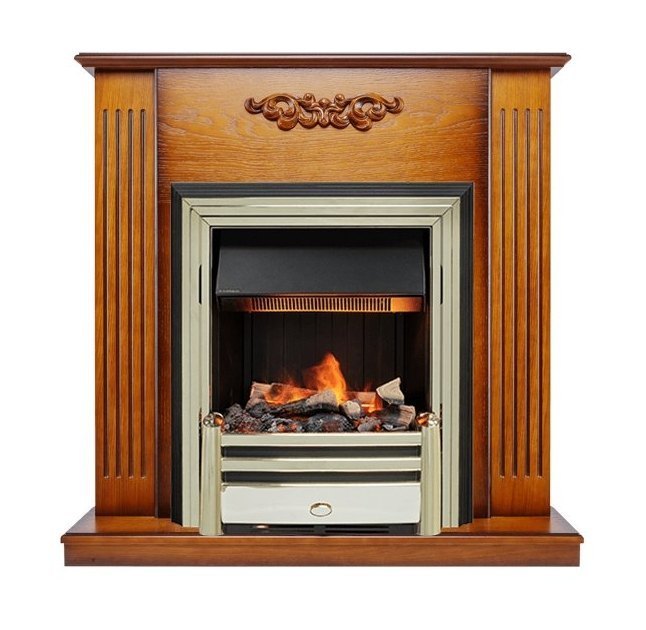 Каминокомплект Lumsden - Дуб антик с очагом Cavendish