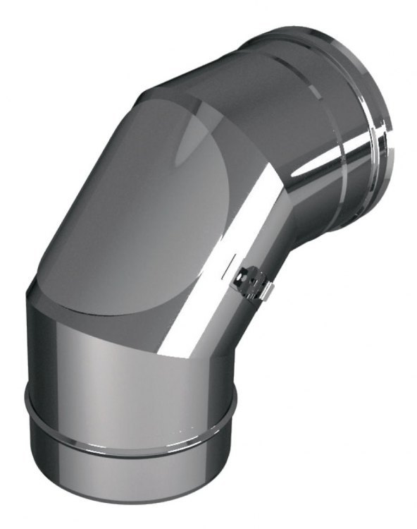 Отвод 87? (90?) D250 с лючком ревизии, AISI 321 (Вулкан)