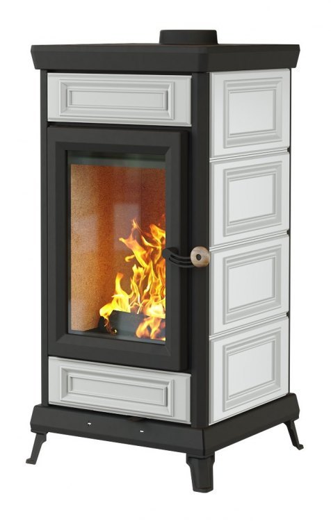 Чугунная печь камин Астов Майолика