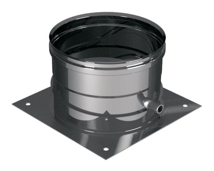 Опора нижняя с боковым выпуском конденсата D115, AISI 304 (Вулкан)