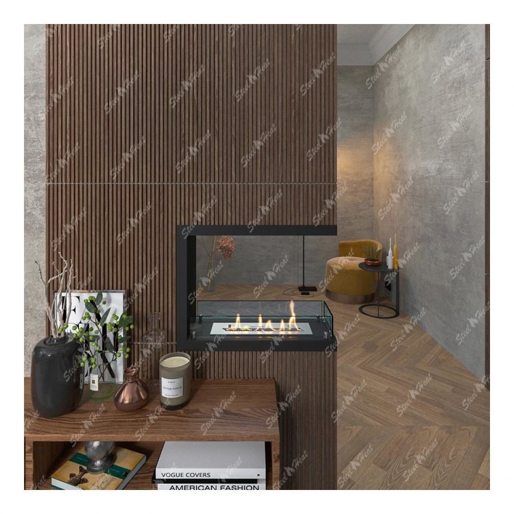 Биокамин торцевой SteelHeat Leader 600 (Стандарт)