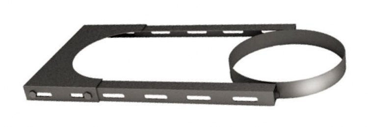 Элемент крепления к стене (раздвижной) D130/230, оцинкованная сталь (Вулкан)